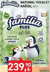 FAMİLİA NATURAL TUVALET KAĞIDI 40'LI